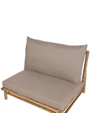 Set med 2 stolar med dynor TODI Bambu Taupe_872776