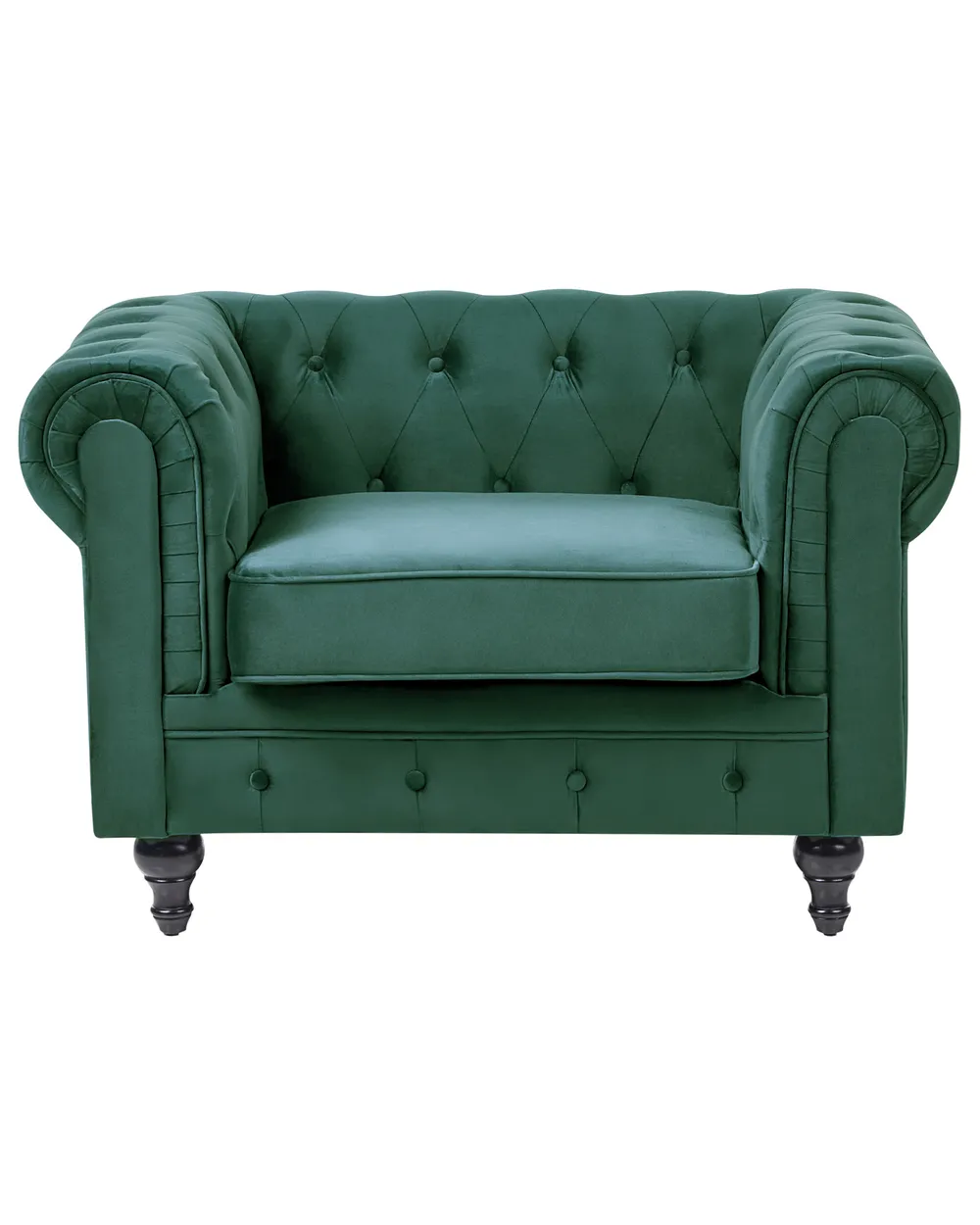 Armchair CHESTERFIELD Velvet Emerald Green_1038745