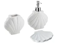 Kylpyhuonesetti 3 osaa SHELL Keramiikka Valkoinen_823296