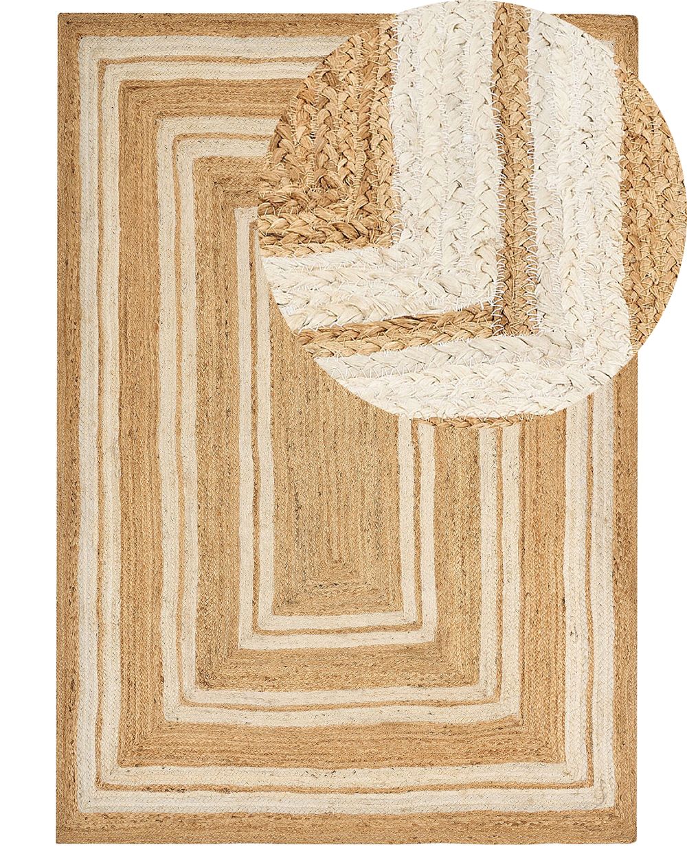 Matta ELMALI Beige 160 x 230 cm Jute