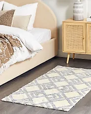 Matta NEVSEHIR Beige 80 x 150 cm Bomull_1184322