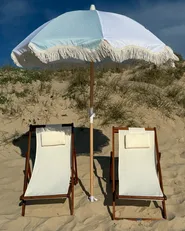 Patio Parasol 155 cm MONDELLO Light Blue_1063119
