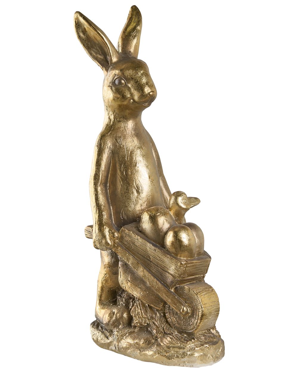 Trädgårdsfigur SKAMBY Kanin 72 cm Guld