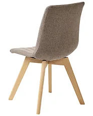 Set med 2 matstolar CALGARY Brun_958218
