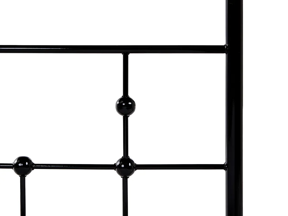 Pylvässänky Metalli ARTONNE 90 x 200 cm Musta_1141718