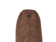 Corner Sofa 3 Seater FLAM Boucle Brown Right Hand_1034033