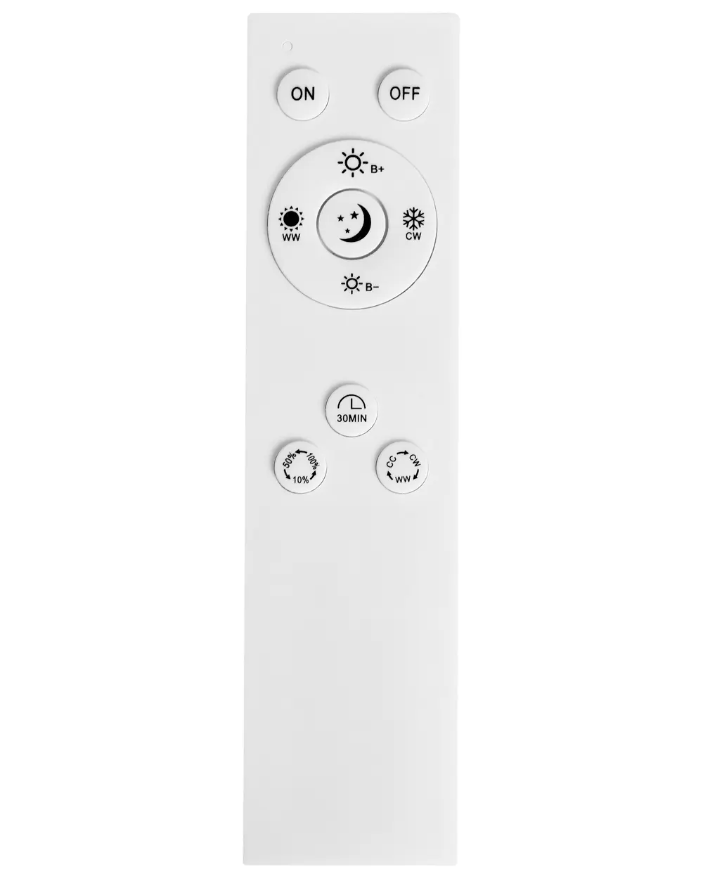 LED Ceiling Lamp TIVORA with Remote with Dimmer Silver_1131237