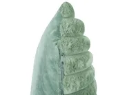 Koristetyynysetti 2 kpl RAKYA 45 x 45 cm Keinoturkis Vihreä Raitakuvio_917540