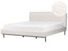 Bed Boucle CORIO 180 x 200 cm (EU Super King) Off-White