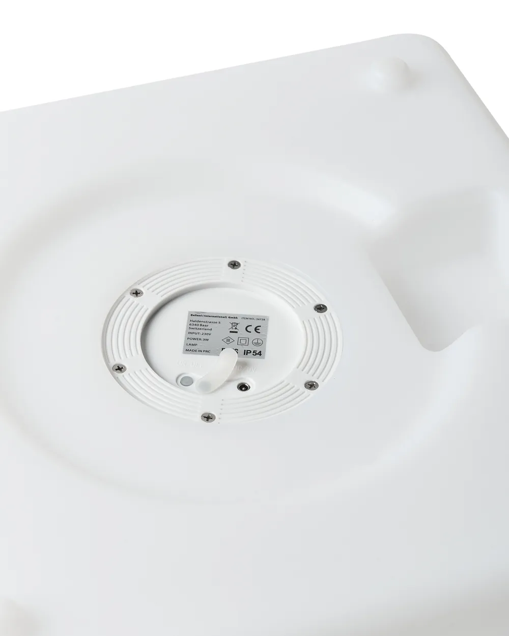 LED-golvlampa för utomhusbruk LAGARTO med fjärrkontroll Vit_960741