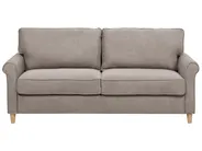 Living Room Set 5 Seater RONNEBY Fabric Light Brown_901472