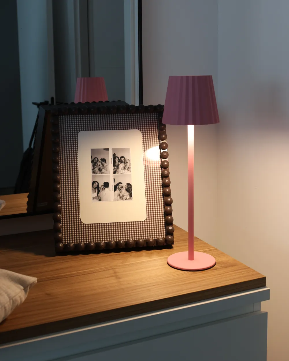 Bordslampa POMBEIRO Metall Pastellrosa_1051762