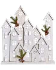 Christmas Decoration LED MAAVESI 53 cm House White_1028290