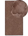 Fuskpälsmatta GHARO Brun 80 x 150 cm