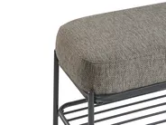 Shoe Bench TRUCKEE Fabric Black_1059036