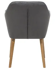 Dining Chair YORKVILLE Faux Leather Grey_693068