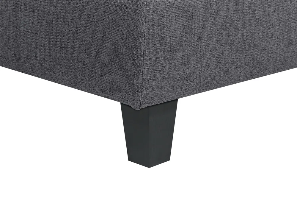 Modular U-Shape Sofa 5 Seater UNSTAD Fabric Dark Grey_893540