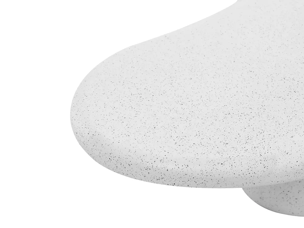 Coffee Table CONZA 57 cm 120 cm Terrazzo Effect White_1125489