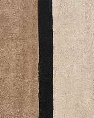 Rug SAKARO Taupe ø 160 cm Wool_1144424