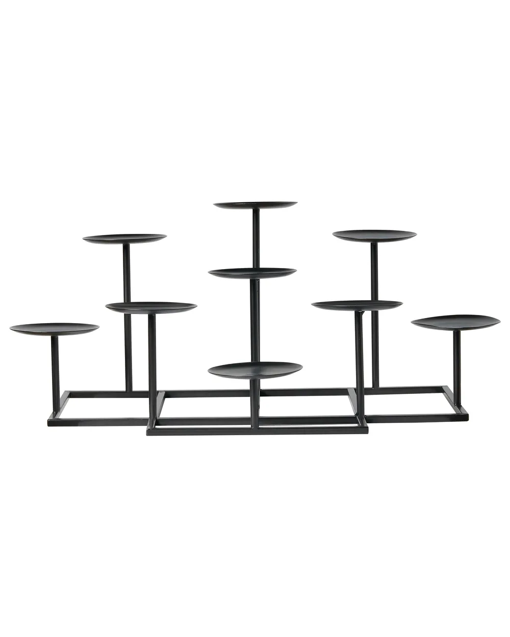 Candle Holder LAMEGO 23 cm Metal Black