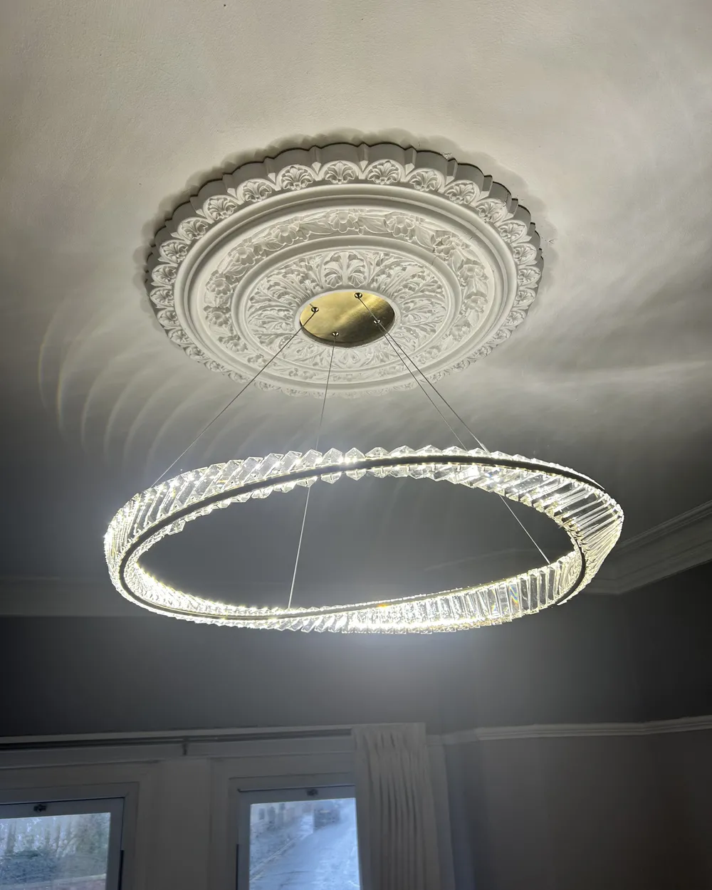 LED Chandelier ROSENDE Metal Gold_969695