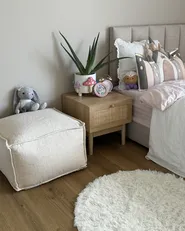 1 Drawer Bedside Table NIVO Light Brown_941747