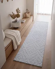 Faux Fur Rug MITCHELL Light Grey 80 x 300 cm_1093198