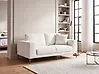 Sofa 2 Seater REINEN Fabric White