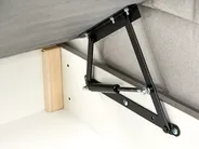 Kontinentalsäng med förvaring ESQUIRE Off-White 160 x 200 cm_1016117
