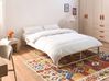 Bed without Headboard Metal VIRY 140 x 200 cm (EU Double) Light Beige