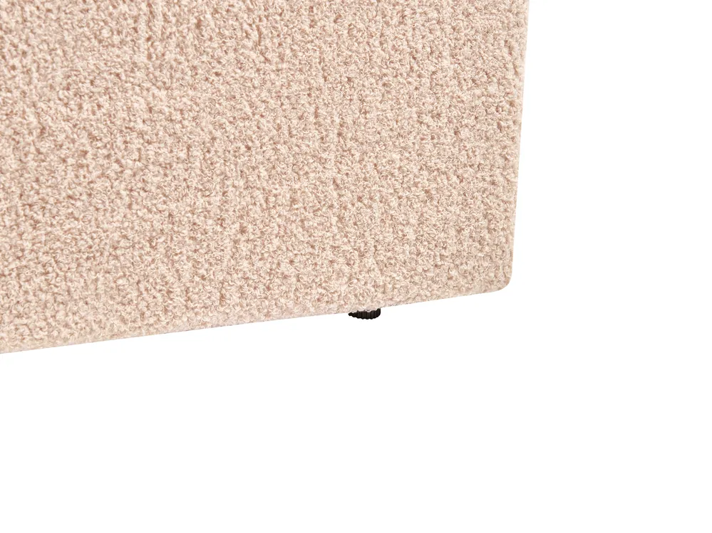 Ottoman Bed ORBEY Boucle Beige 180 x 200 cm (EU Super King)_964726