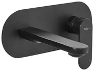 Wall Mounted Basin Mixer Tap CHAPALA Brass Black_995697