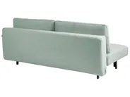 Sofa Bed 3 Seater ROYKKA Fabric Light Green_1071576