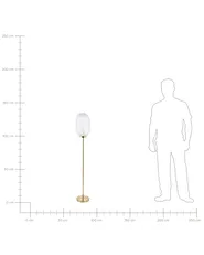 Floor Lamp PORTERO Metal Gold_1036528