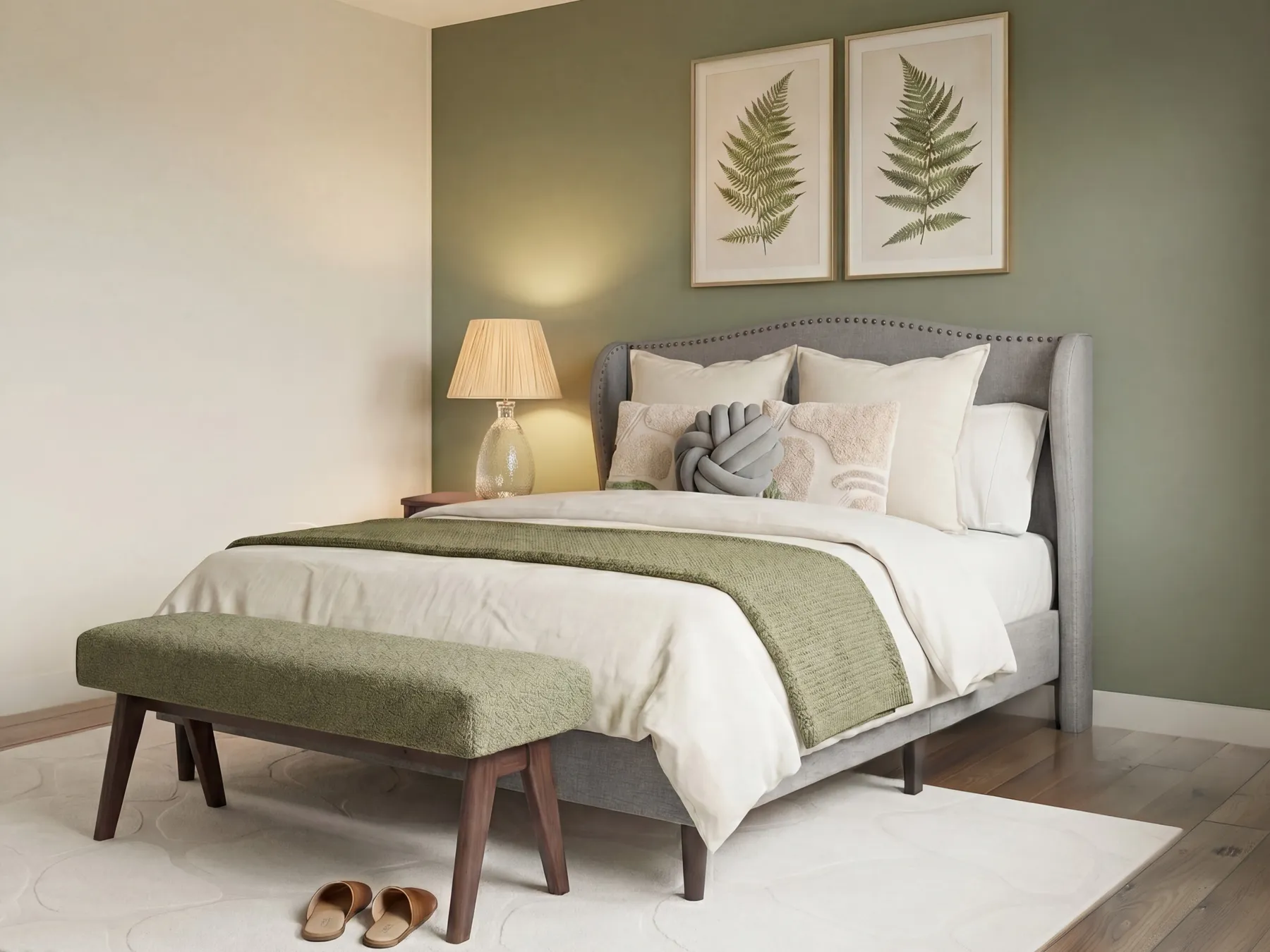 Bed Fabric COLMAR 160 x 200 cm (EU King Size) Grey_714461