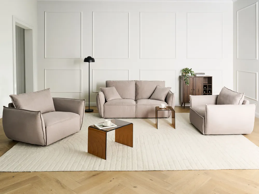Armchair KUNES Fabric Taupe_1019333
