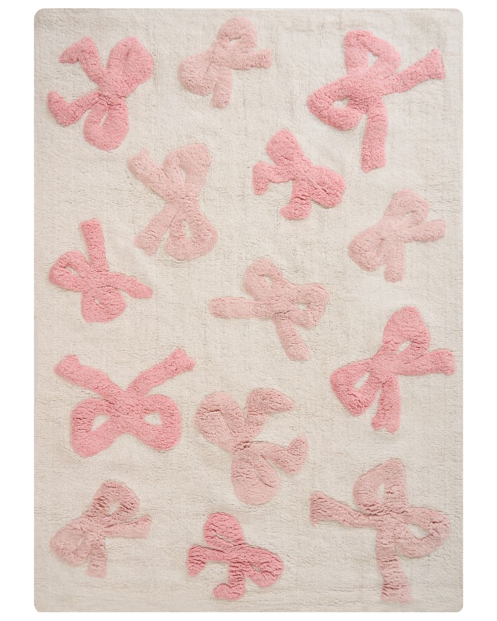 Barnmatta FITA Rosa 90 x 130 cm Bomull