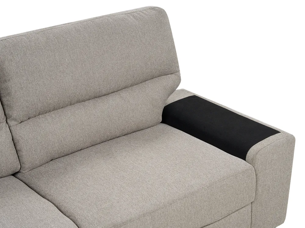 Sofa 2 Seater VOGAR Fabric Light Brown_901180