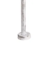 Hylla PADUA 61 cm 156 cm Metall Vit_791353