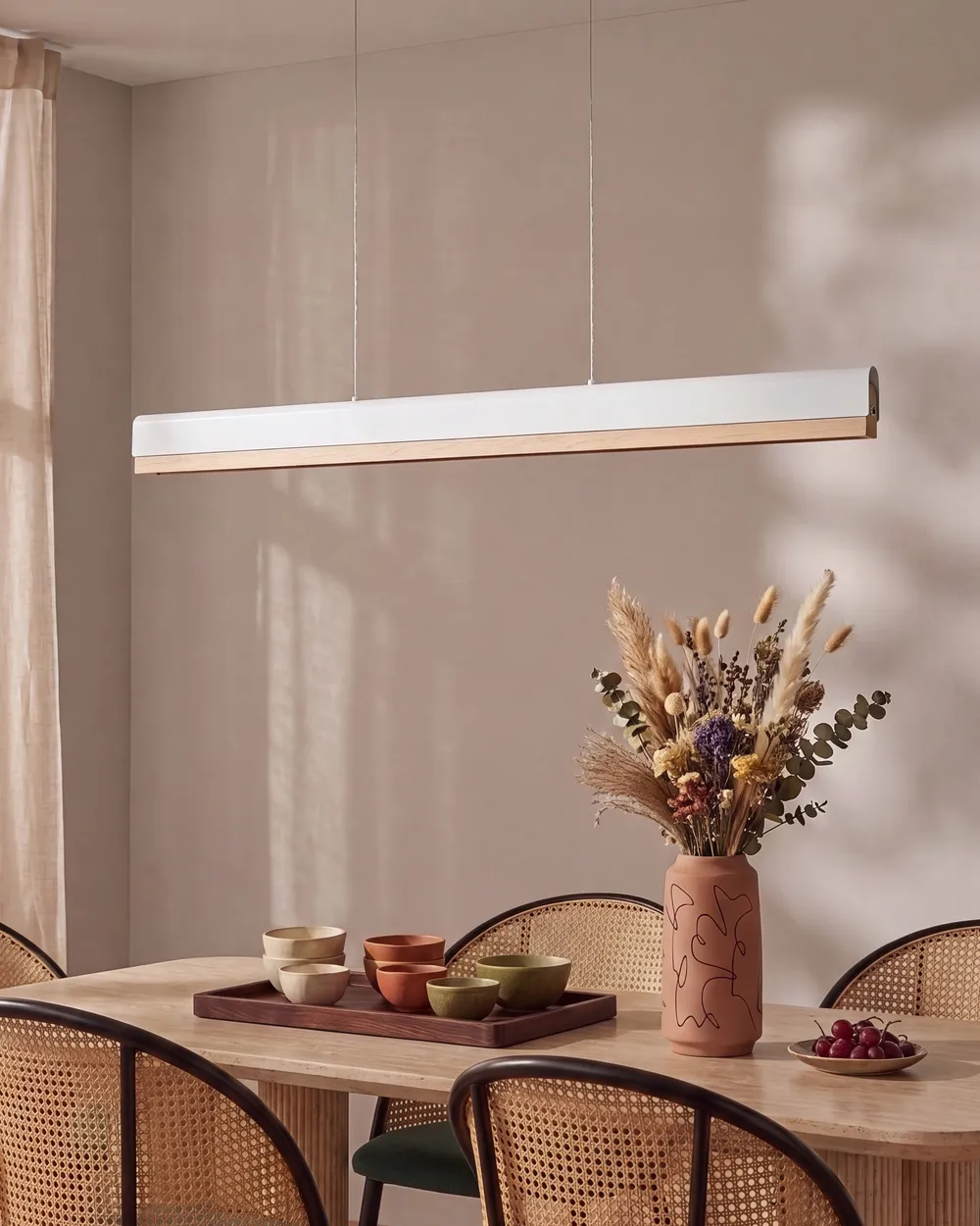 LED Pendant Lamp MARA Metal White_1069495