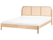 Bed Pine Wood ARCHAIL 180 x 200 cm (EU Super King) Light Brown_1082460