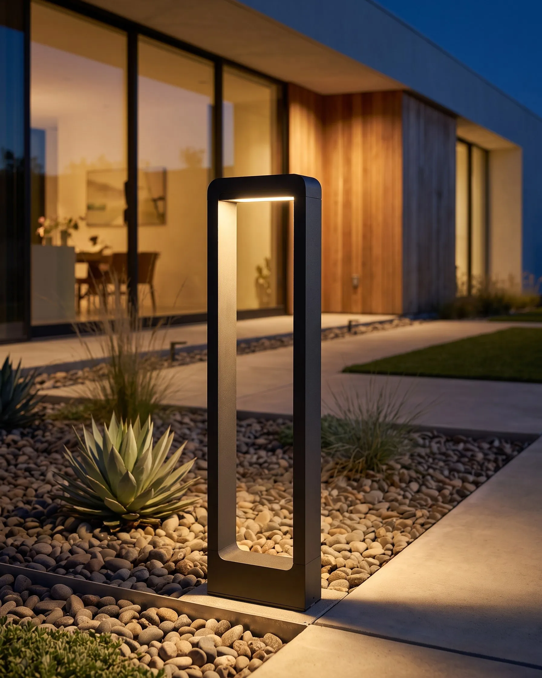 LED-pollarlampa för utomhusbruk PERDIDO Svart_917005