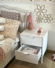 2 Drawer Bedside Table ADELAIDE White_1036648