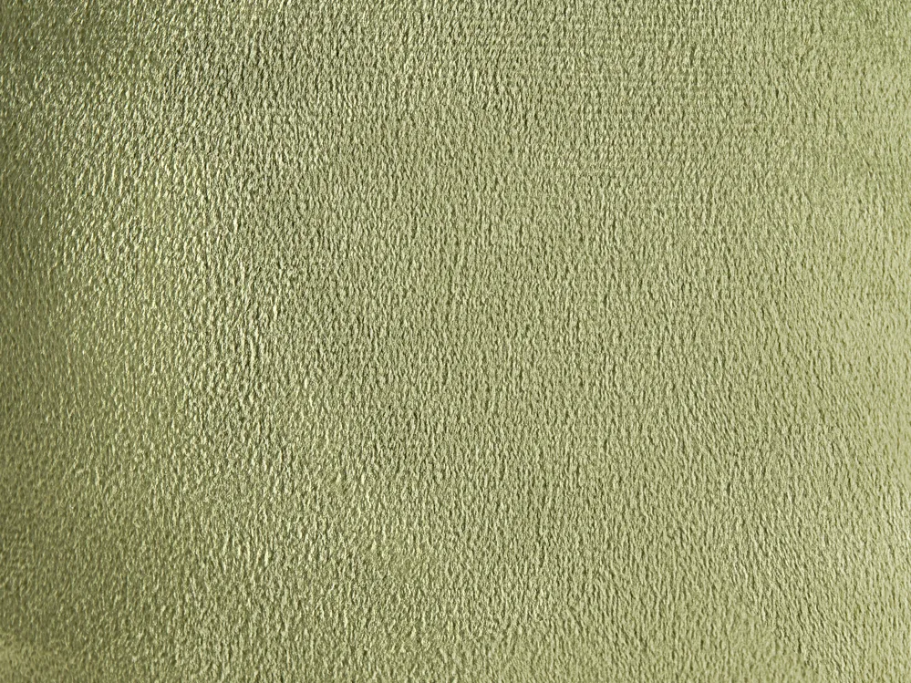 Set of 2 Decorative Cushions SALVIA 33 x 33 cm Velvet Olive Green Solid_1042332
