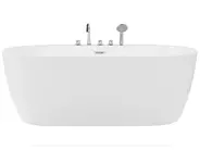 Fristående badkar ROTSO 1700 x 800 mm Vit_775662