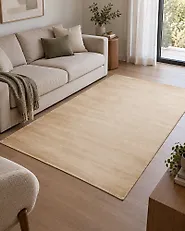 Teppe GESI Beige 160 x 230 cm Viskose_1178659