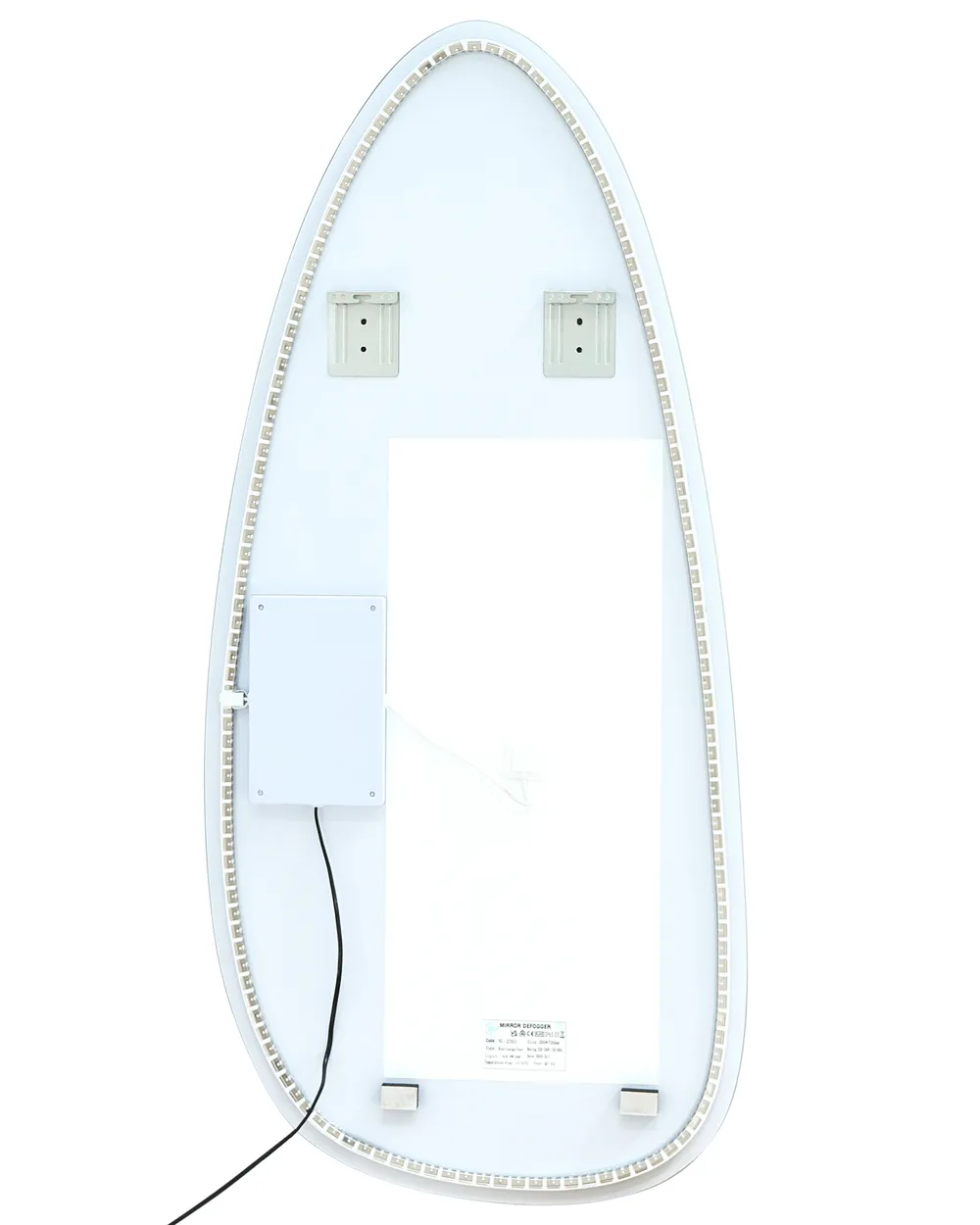 LED Bathroom Mirror ROYER 60 cm 130 cm Silver_1087870