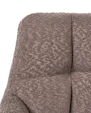 Desk Chair PALMDALE Boucle Dark Brown_1073230