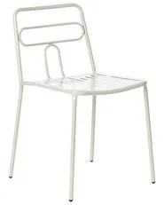 Set of 2 Garden Chairs AGEROLA Metal Light Green_1049306