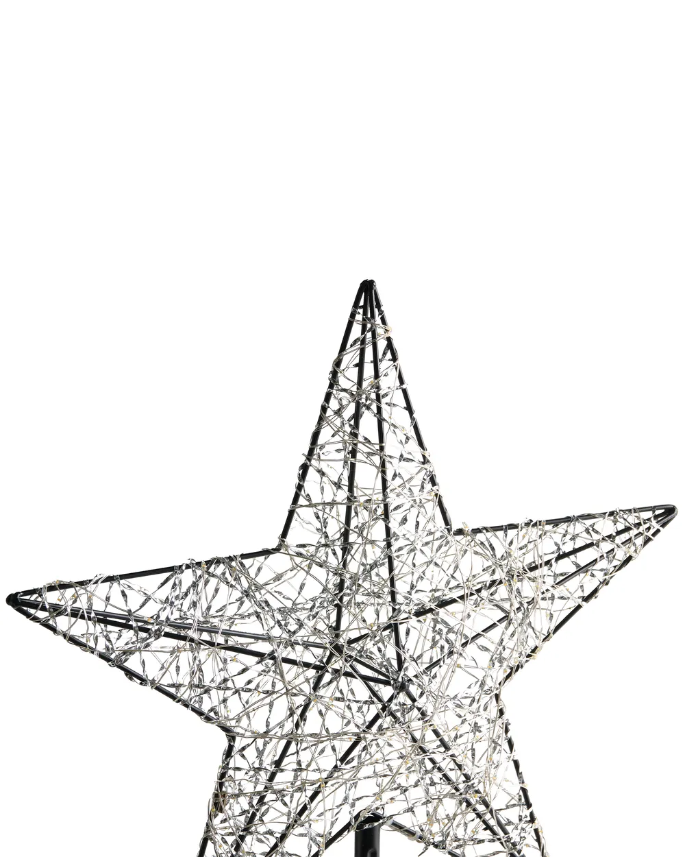 Ulkokoriste LED-valo SANNAN 110 cm Tähti Musta_1031825